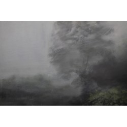 Ceața 5 - pictură în ulei pe pânză, artist Cristian Porumb
